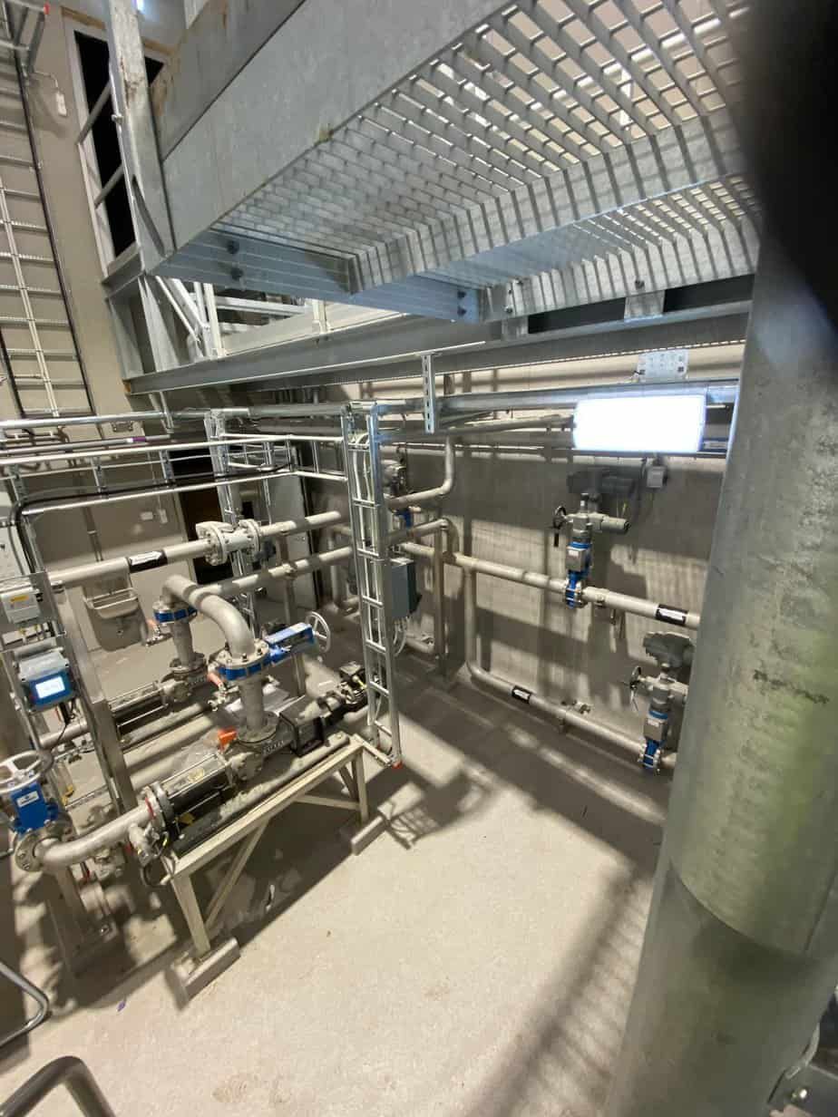 Industrimålning av reningsverket i Nora – bild 4