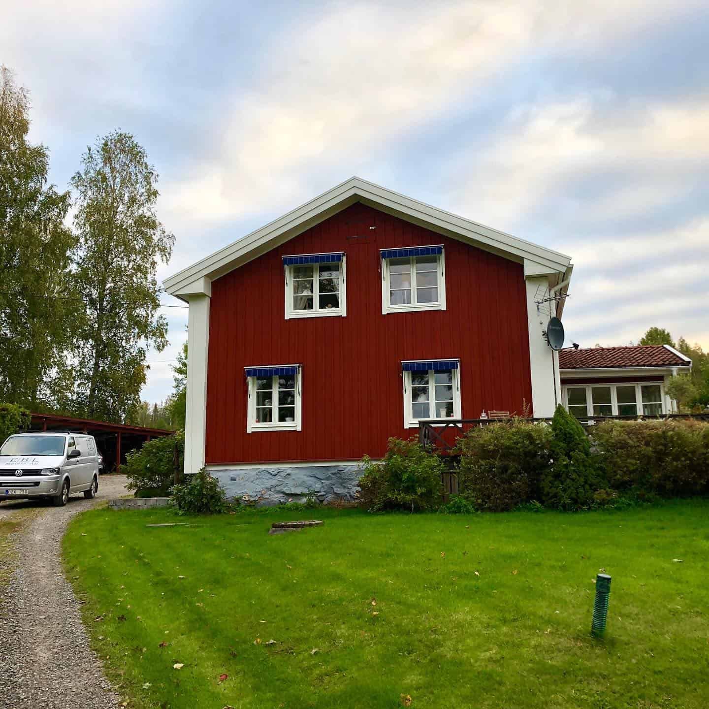 Målning med falu rödfärg – bild 4