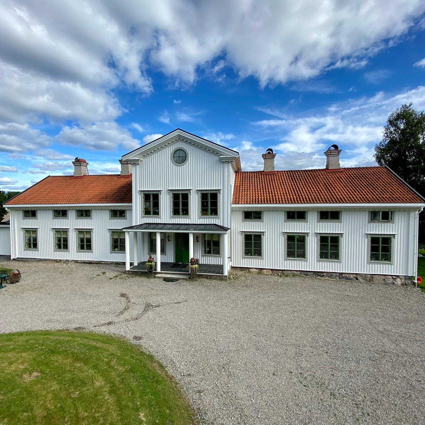 Utvändig målning av Hult säteri mellan Nora och Lindesberg – bild 3