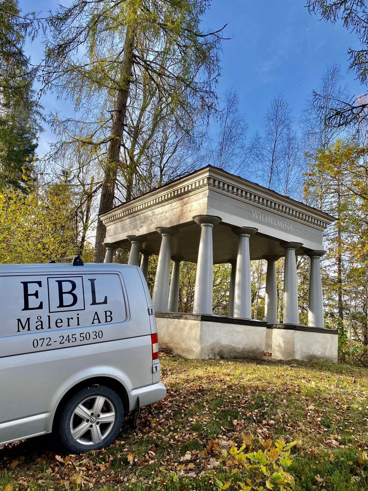 Målning av lusthus i Örebro län – utfört av EBL Måleri