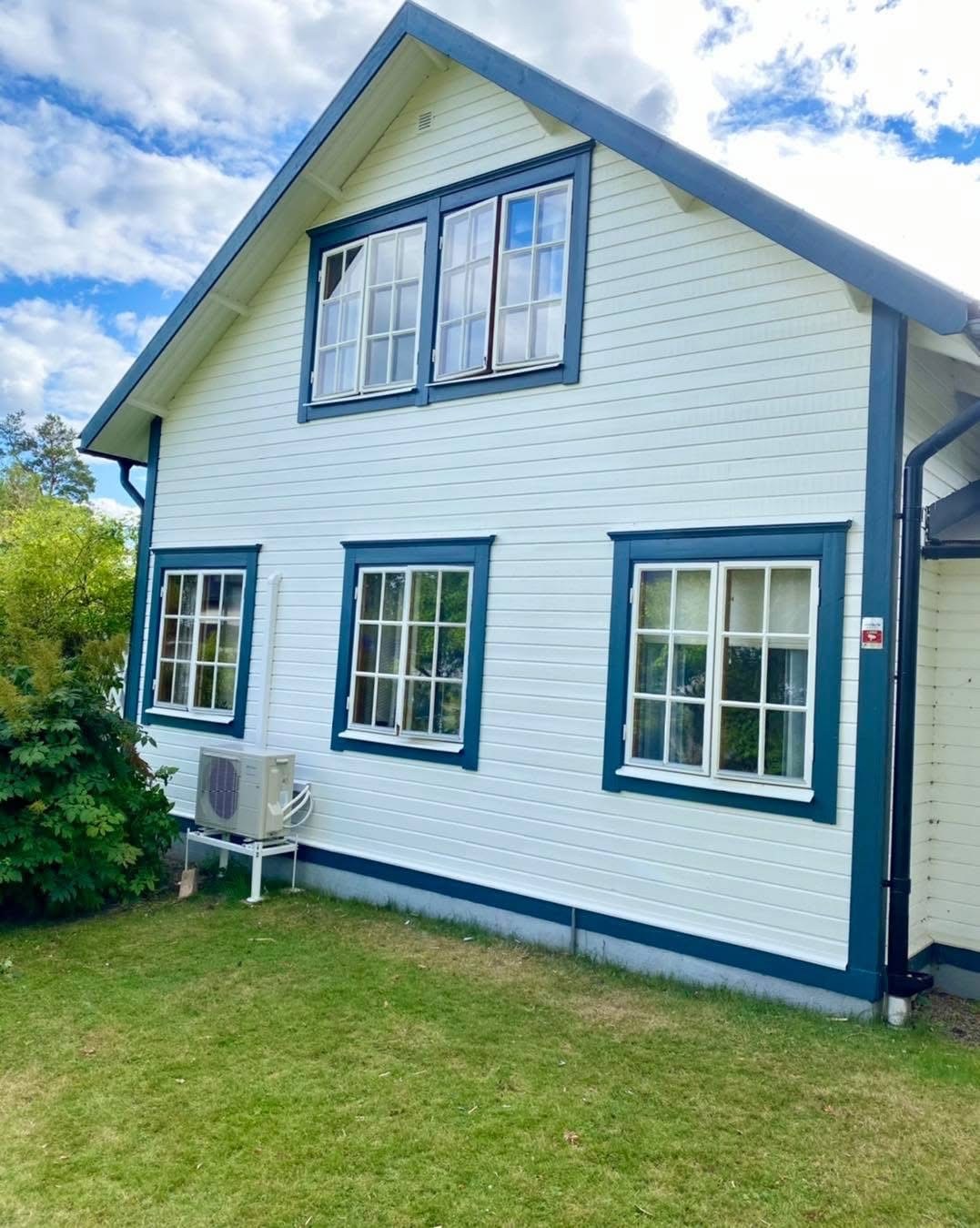 Fasad- och gavelmålning av villor i Nora och Sörby, Örebro – bild 3