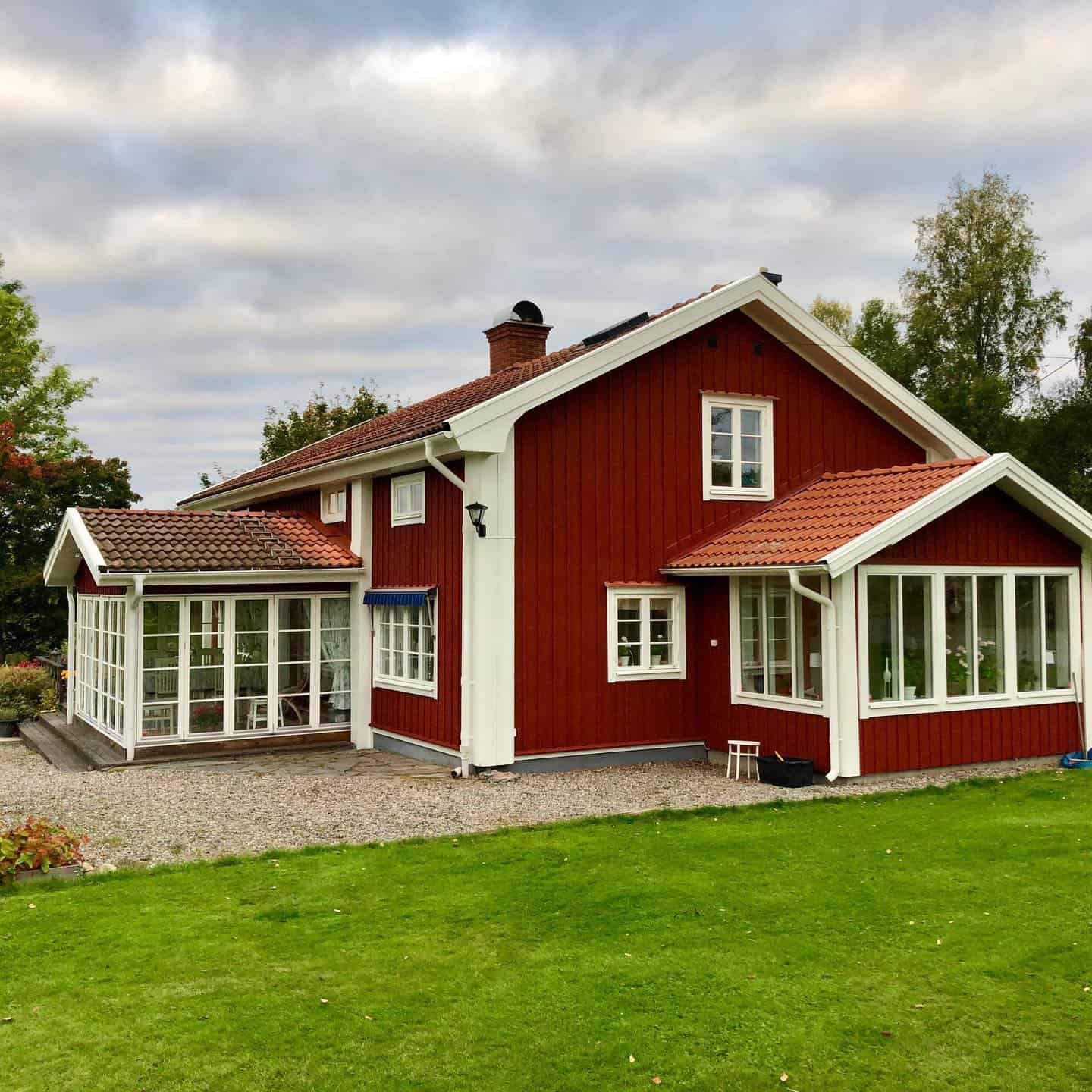 Målning med falu rödfärg – utfört av EBL Måleri