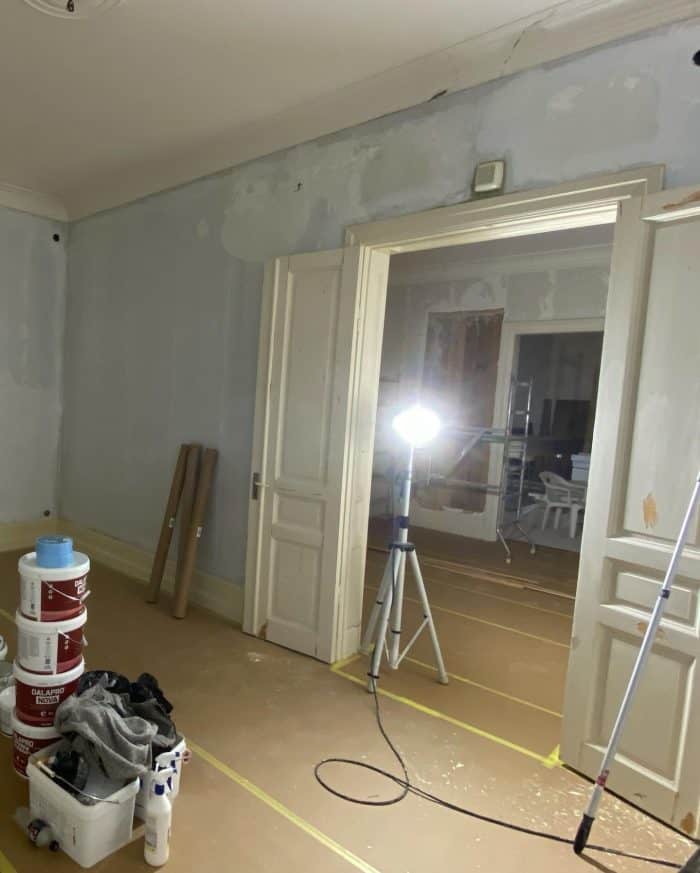 Invändig målning – utfört arbete 6