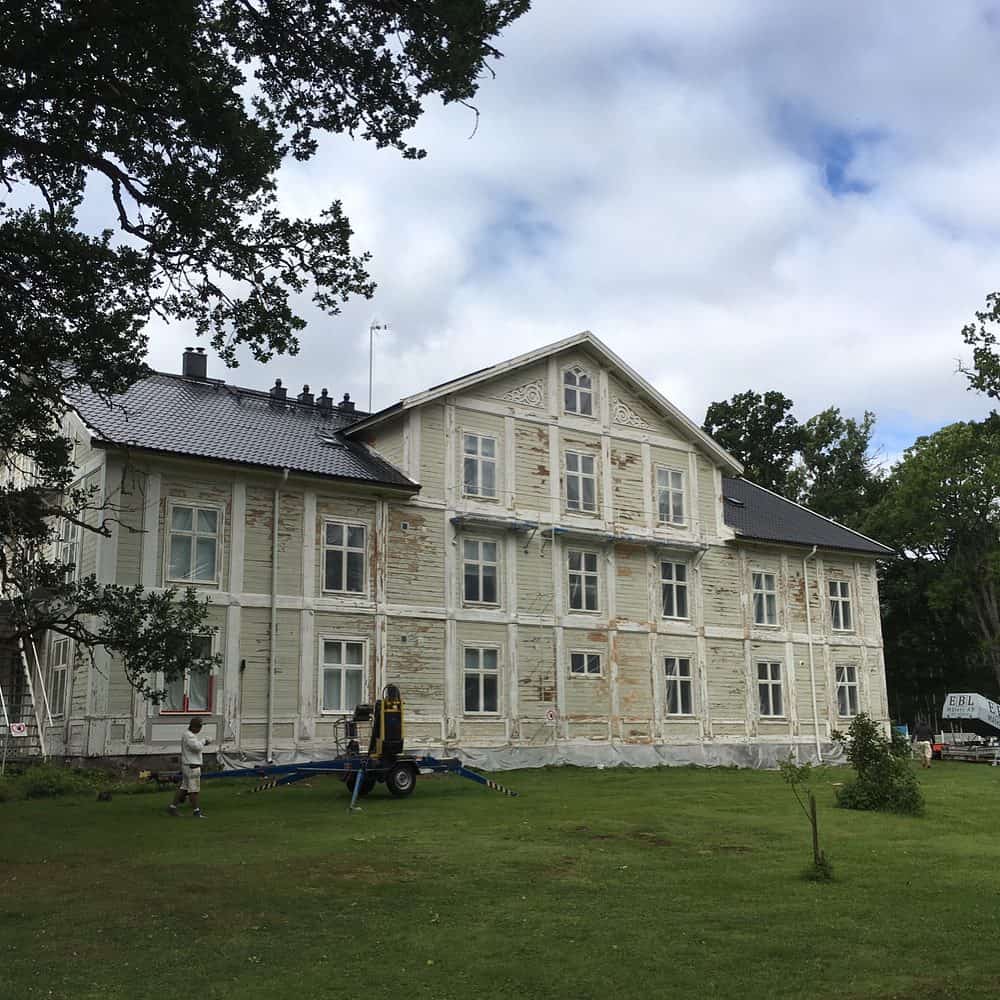 Utvändig målning – utfört arbete 1